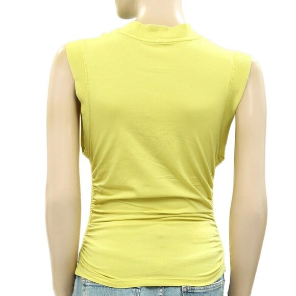 Daily Practice by Anthropologie Ruched Mock-Neck Tank Blouse Top XS NWT 259798 - Picture 8 of 9